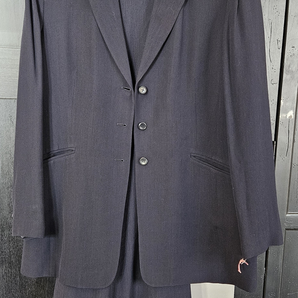 Talbots Dark Blue Women's Pant Suit Size 16